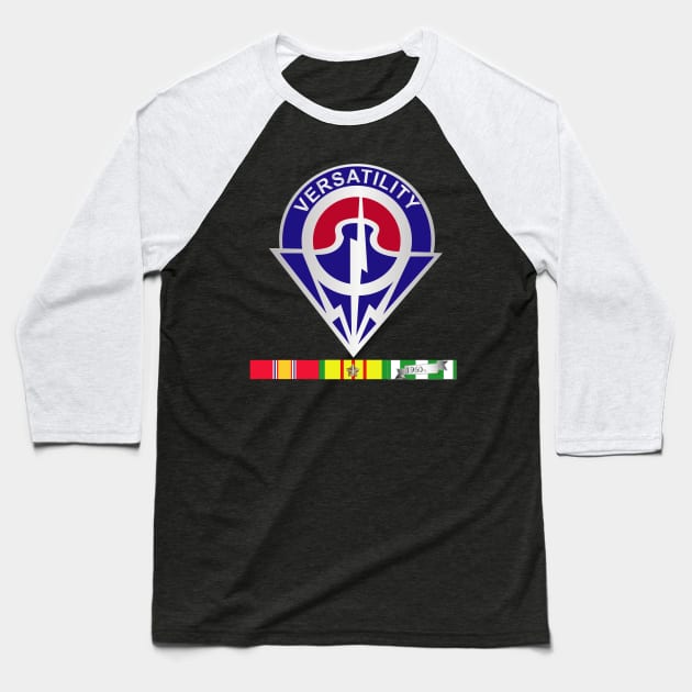 14th Aviation Battalion w SVC wo Txt Baseball T-Shirt by twix123844